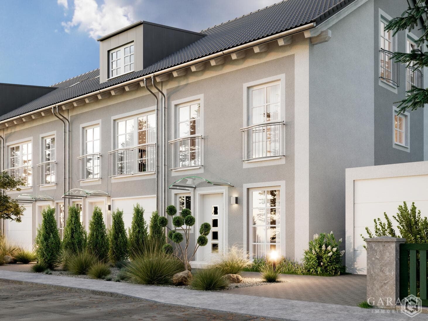 Exklusives Neubau-Reiheneckhaus Süd in München-Solln