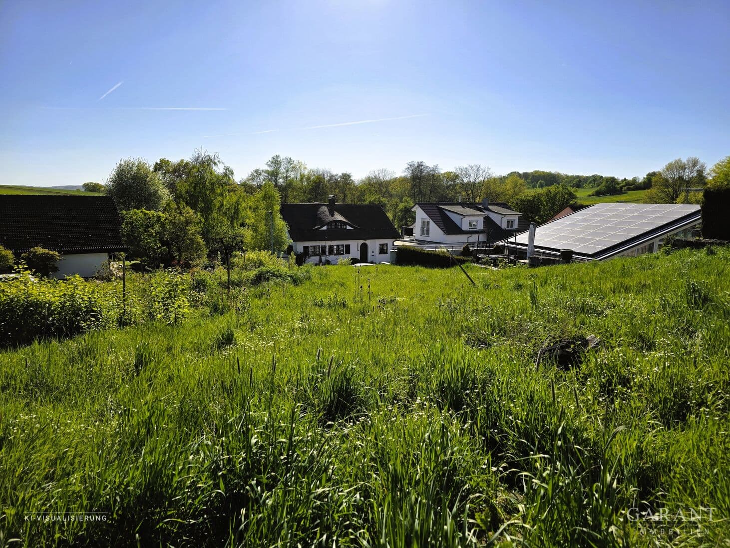 Großzügiges Sahnegrundstück in ganzjährig sonniger Süd/West-Lage