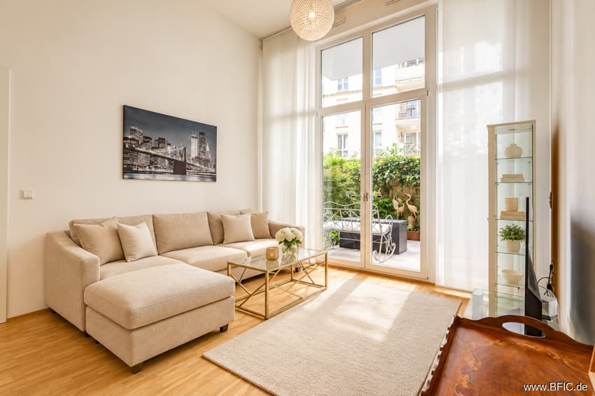 Traumhaft 3-Zi. Terrassenwhg Neubau 2017 Berlin-Mitte bei Alexanderpl., ruhig Innenhof - 3D-Rundgang