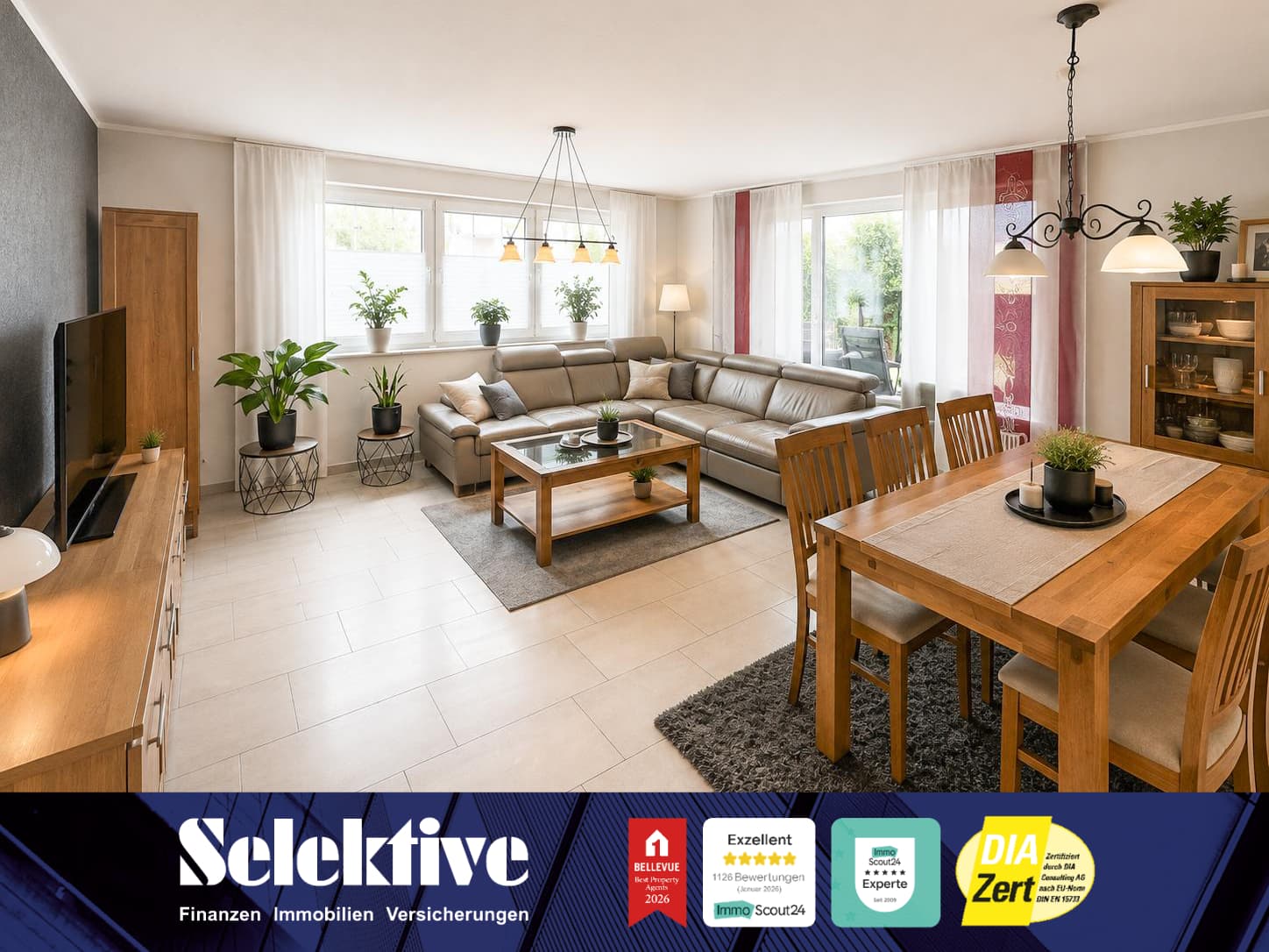 Moderne 4-Zimmer-Erdgeschosswohnung in Kamp-Lintfort mit Terrasse, Garten & Stellplatz
