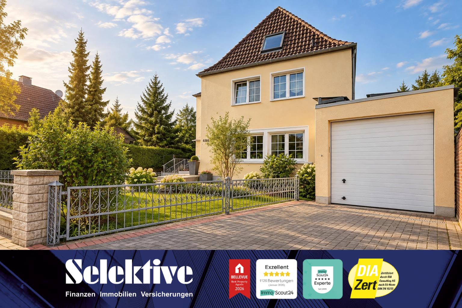 Freistehendes Zweifamilienhaus mit Aufzug - ideal als Mehrgenerationen-Haus oder mit Praxis / Büro