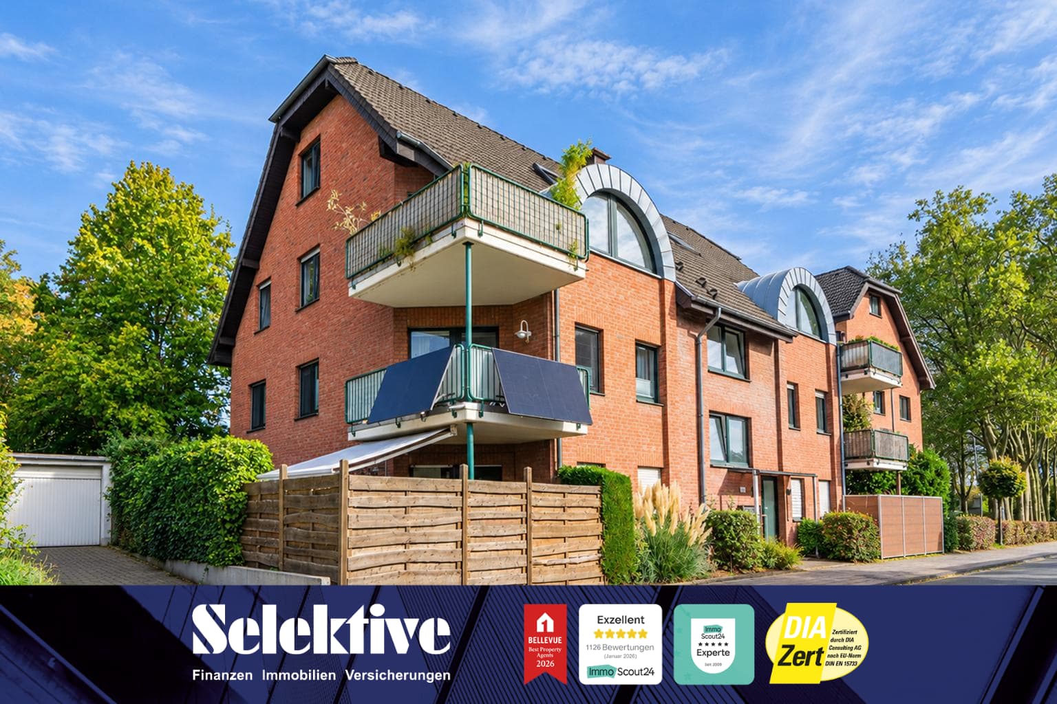 Attraktive 3-Zimmer-Maisonette-Whg. mit Galerie, Balkon und Tiefgaragenstellplatz in DU-Homberg!