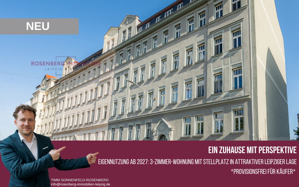 Ab 01.04.2027 bezugsfrei: 3-Zimmer-Wohnung mit Stellplatz in gefragter Lage *Provisionsfrei