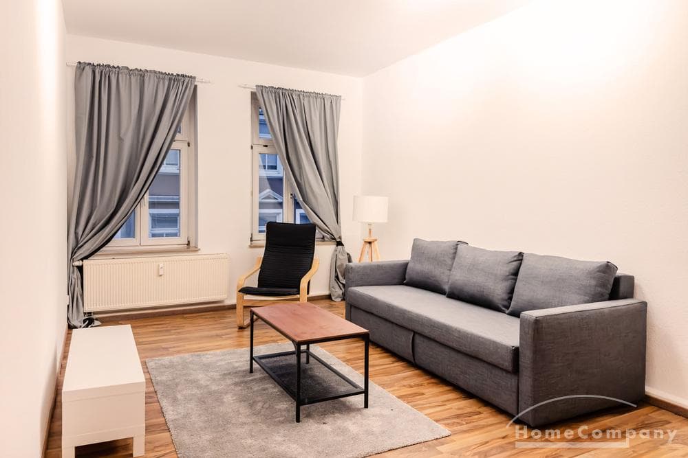 26485 HomeCompany Möbliert/Furnished 2-Zimmer Wohnung mit Balkon in Leipzig max. 4 Personen