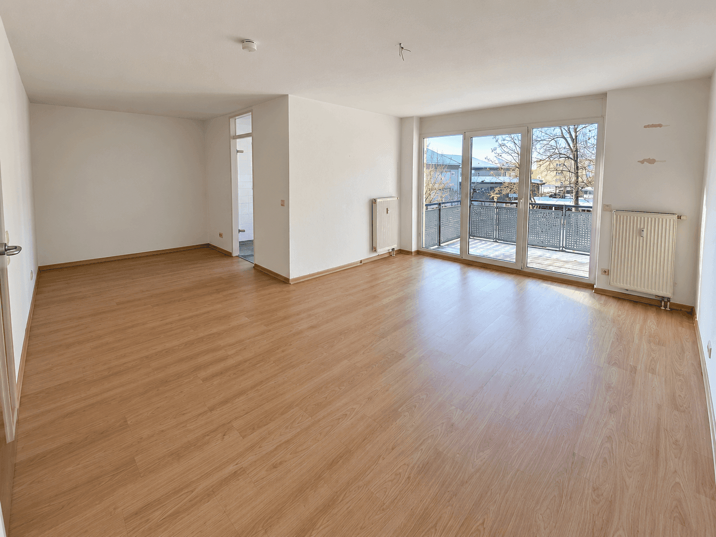 2-Zimmer-Wohnung mit BALKON, Badewanne, frisch renoviert