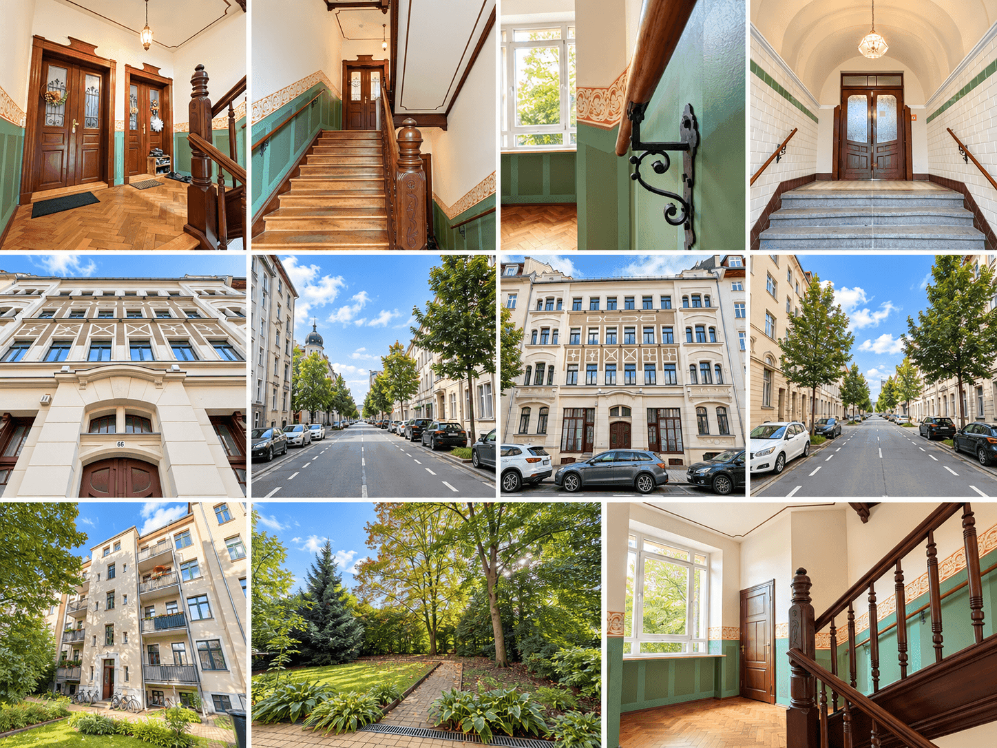 Kapitalanlage in Leipzig-Gohlis – vermietete 3-Zimmer-Wohnung mit Balkon im Gründerzeithaus