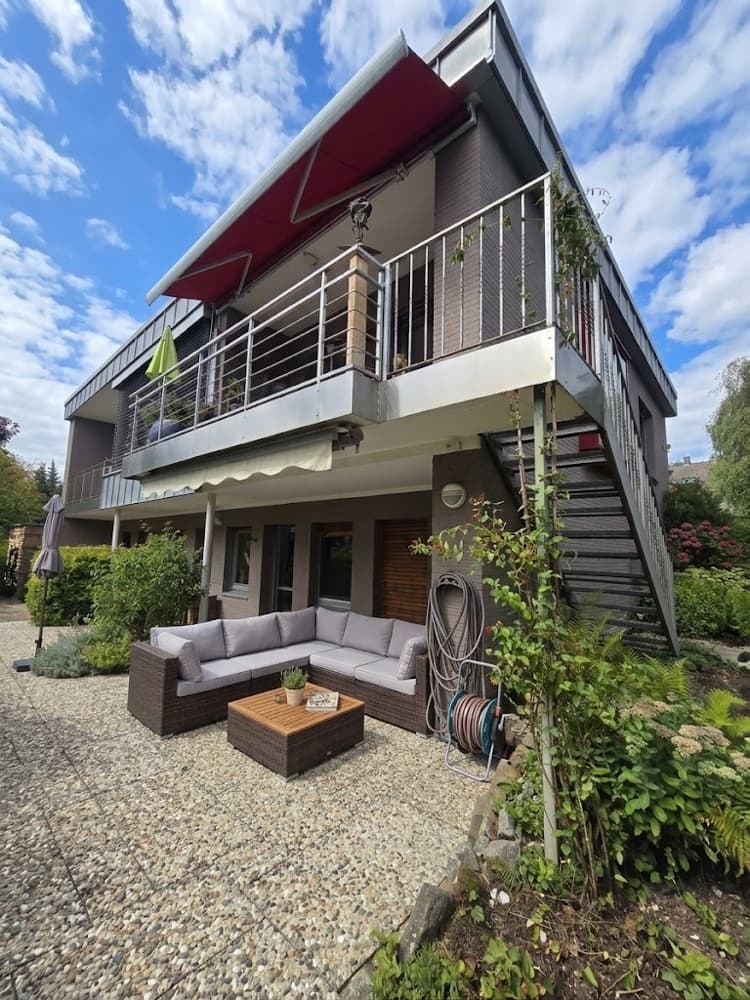 Charakterstarkes Wohnen mit Panoramablick
- im Bungalow in Bad Iburg