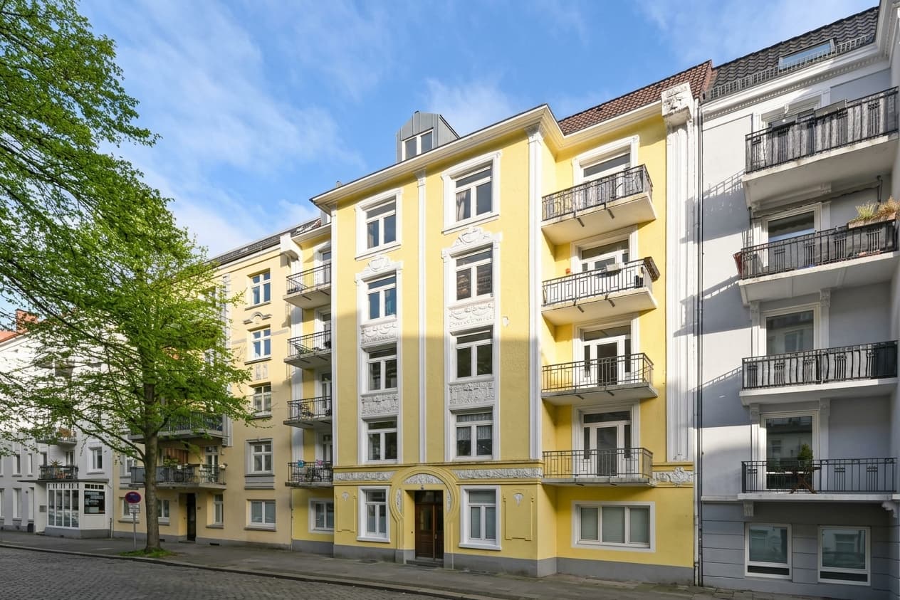 Hochwertig sanierte Erdgeschosswohnung im begehrten Hamburg-Eppendorf. 2,5 Zimmer vermietet!