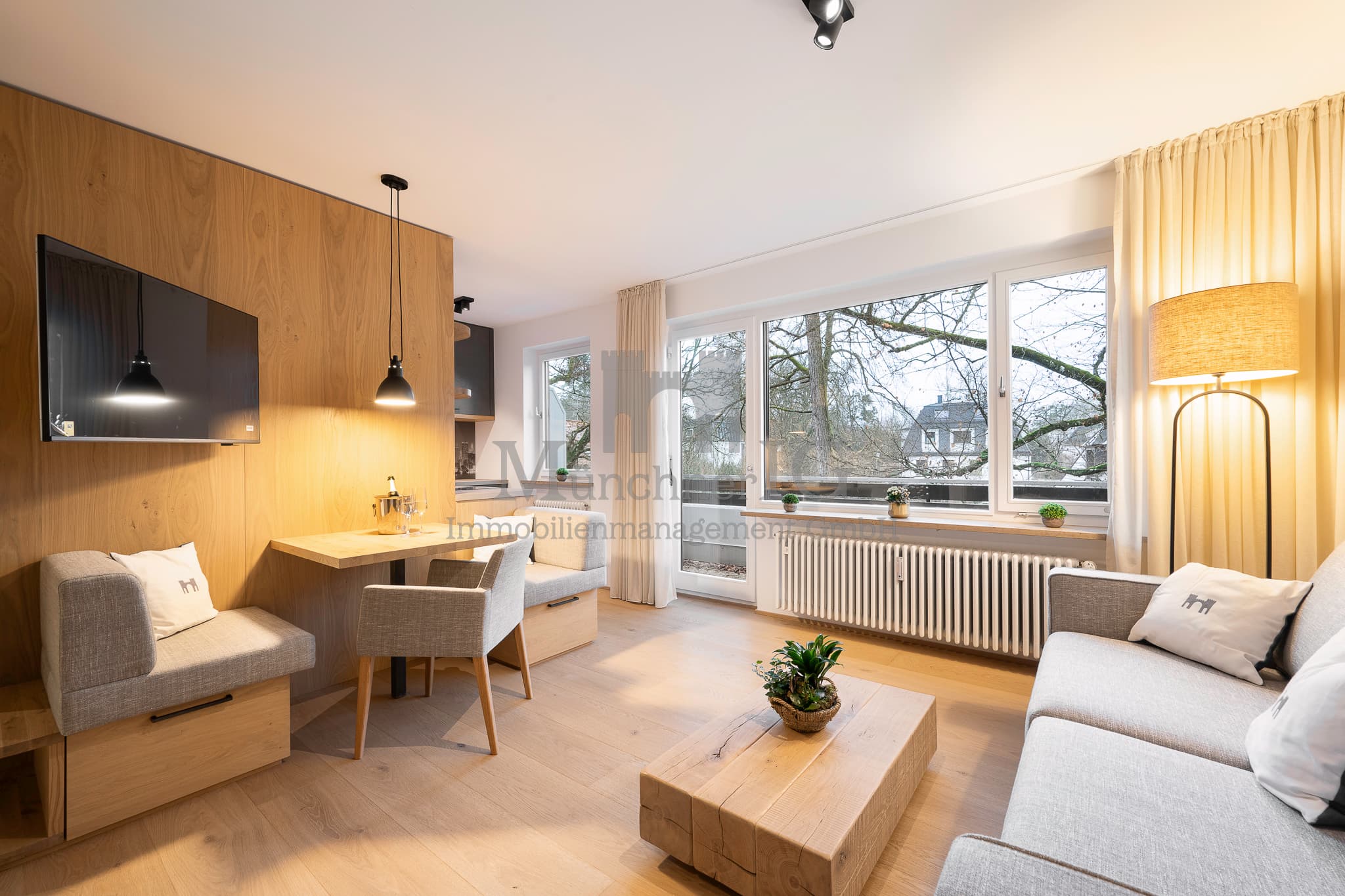 MÜNCHNER IG: AB 01.01.2027 - Apartment in ruhiger Lage – Exklusiv Möbliert mit Balkon!