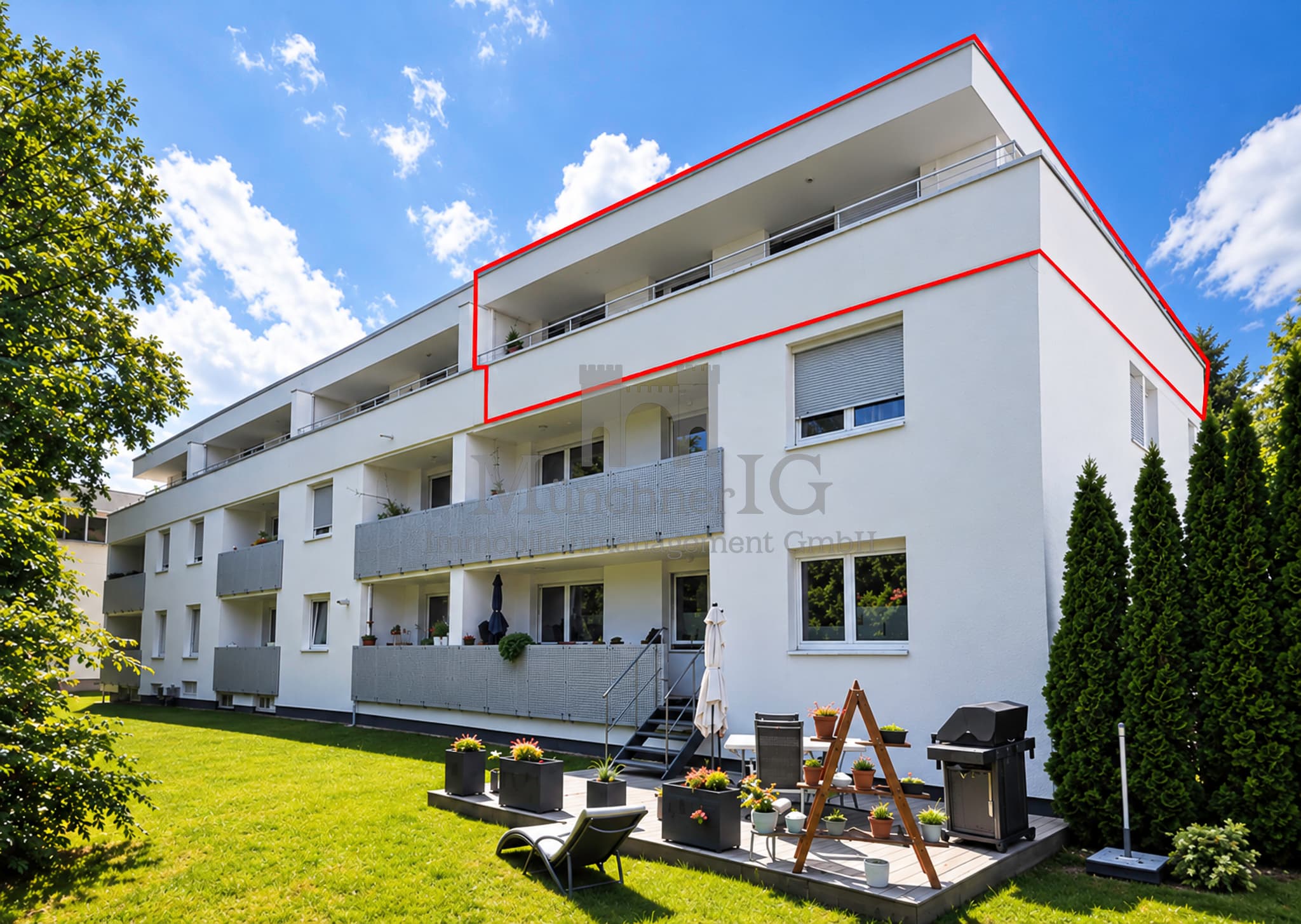 MÜNCHNER IG: Exklusives Wohnen mit Penthouse-Flair in begehrter Lage von Solln