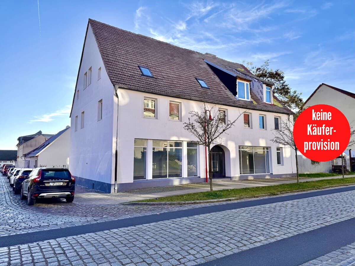 HORN IMMOBILIEN ++ Wohn- und Geschäftshaus in Gartz (Oder) zur freien Gestaltung