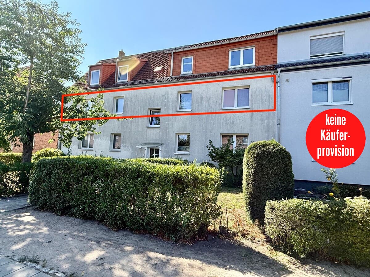 HORN IMMOBILIEN++ Neubrandenburg, große 3-Raum ETW im 1. OG mit Balkon und Stellplatz -vermietet-