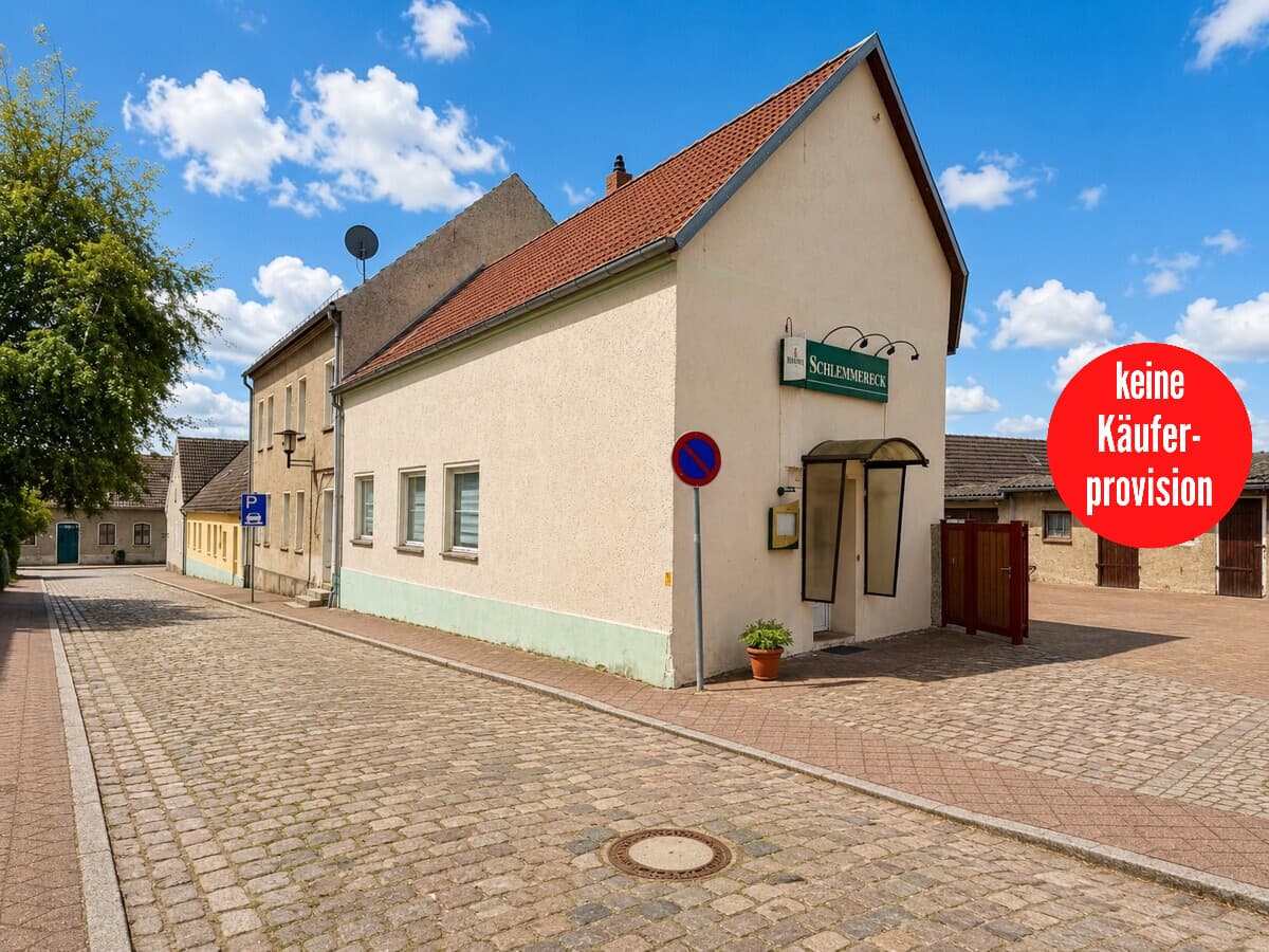 HORN IMMOBILIEN ++ Ehemaliges Gastronomiegebäude mit vielseitigen Nutzungsmöglichkeiten in Penkun