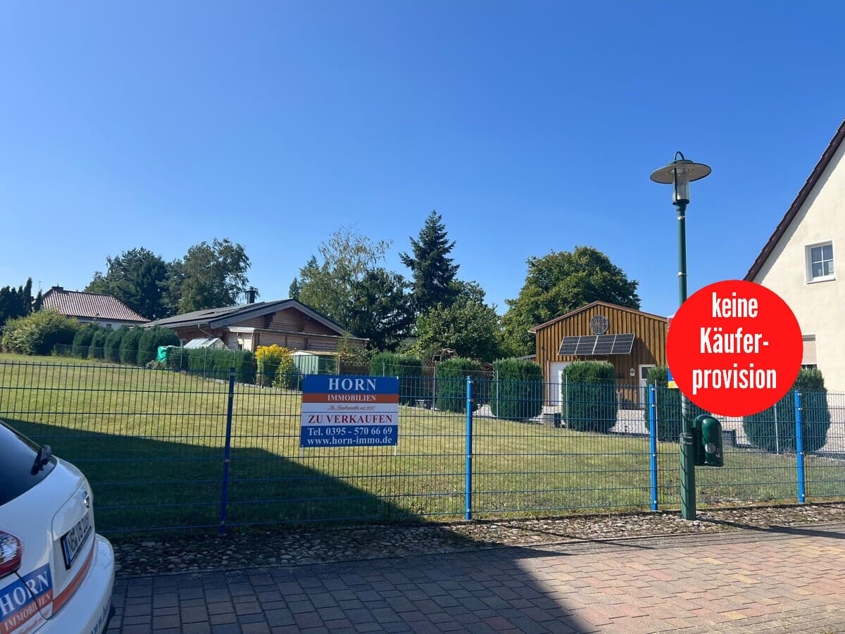 HORN IMMOBILIEN ++ Baugrundstück, Lückenbebauung in Strasburg