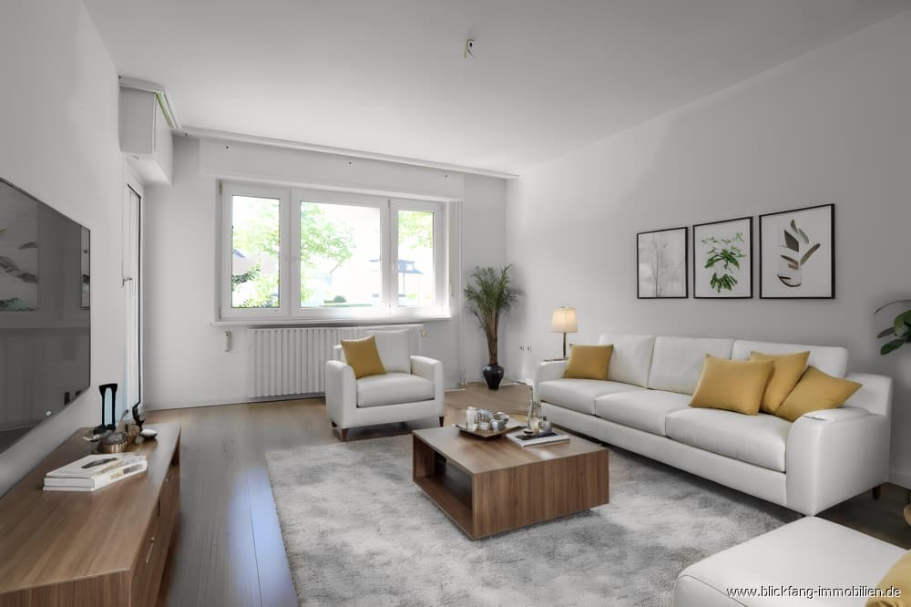 Renovierte EG-Wohng. zu ca. 62 qm, 3 Zim., Balkon, modernes Badezimmer mit Tageslicht in Lippstadt!
