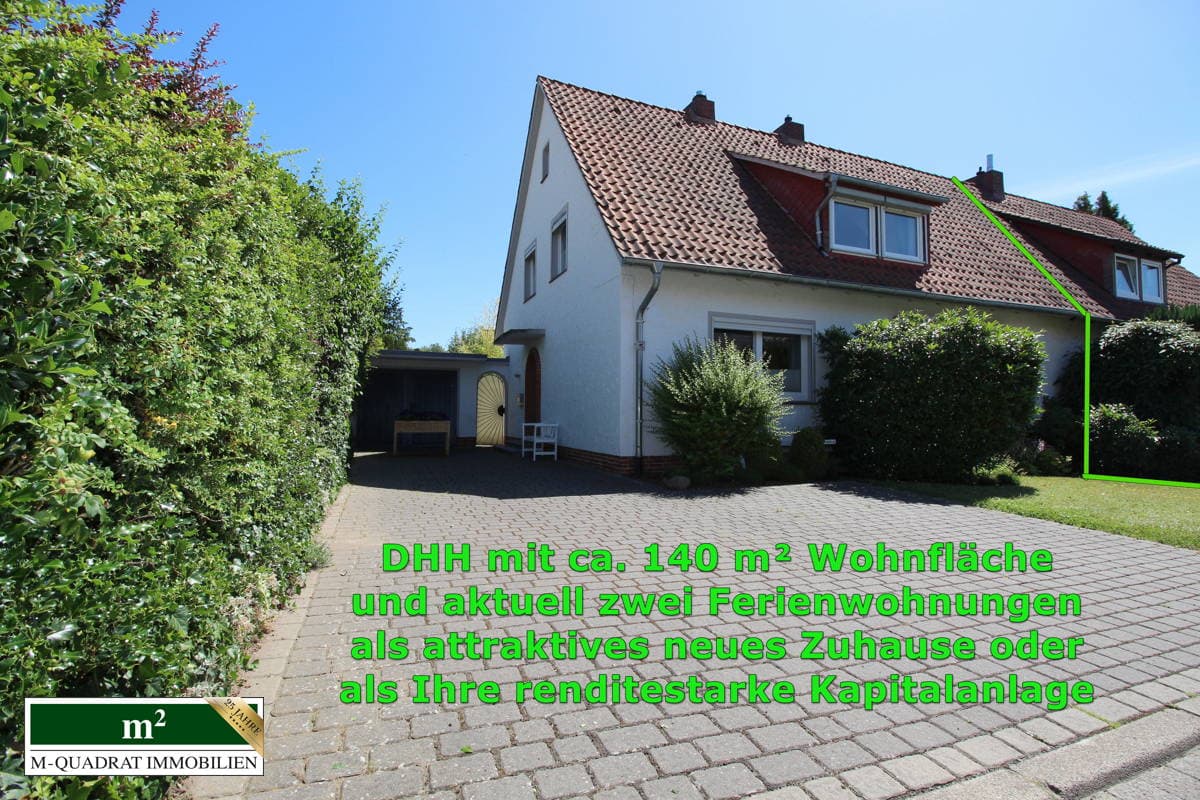 GR. DHH MIT EFH-CHARAKTER & AKT. 2 FEWO IN PREMIUMQUARTIER LÜNEBURGS - MÖGL. MEHRGENERATIONENKONZEPT