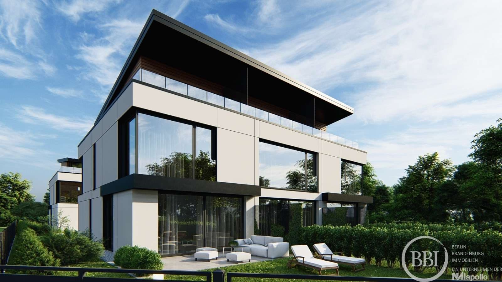 Mit Baugenehmigung: Baugrundstück 1.407 m² für zwei Stadtvillen, Blankenfelde-Mahlow