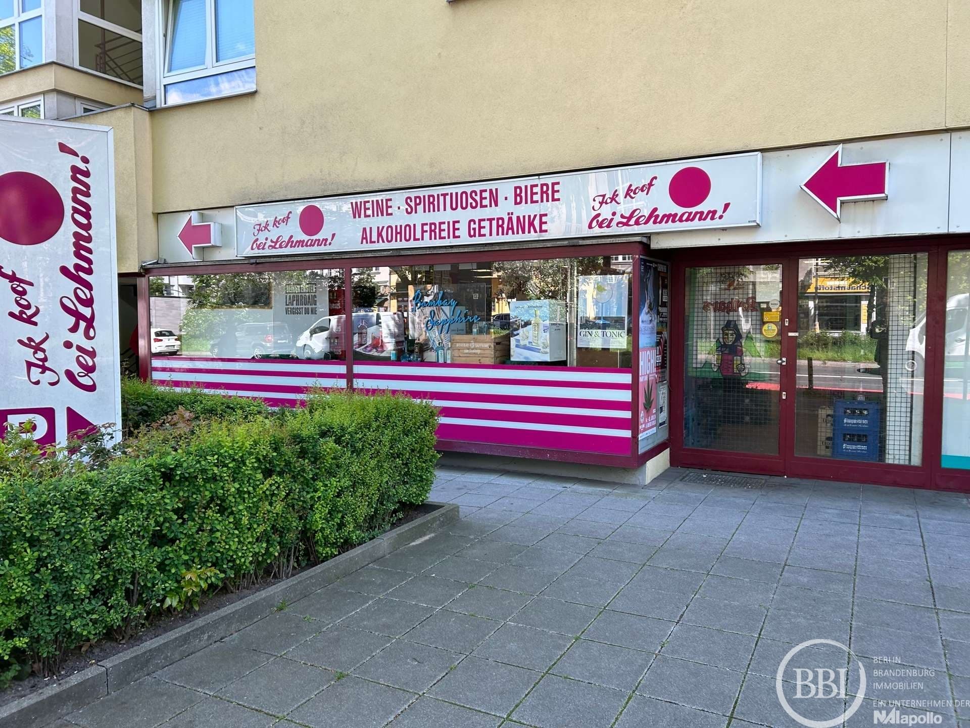 12 eigene Kundenparkplätze: Laden zur Miete, 265 m² plus 246 m² Keller, Schöneberg