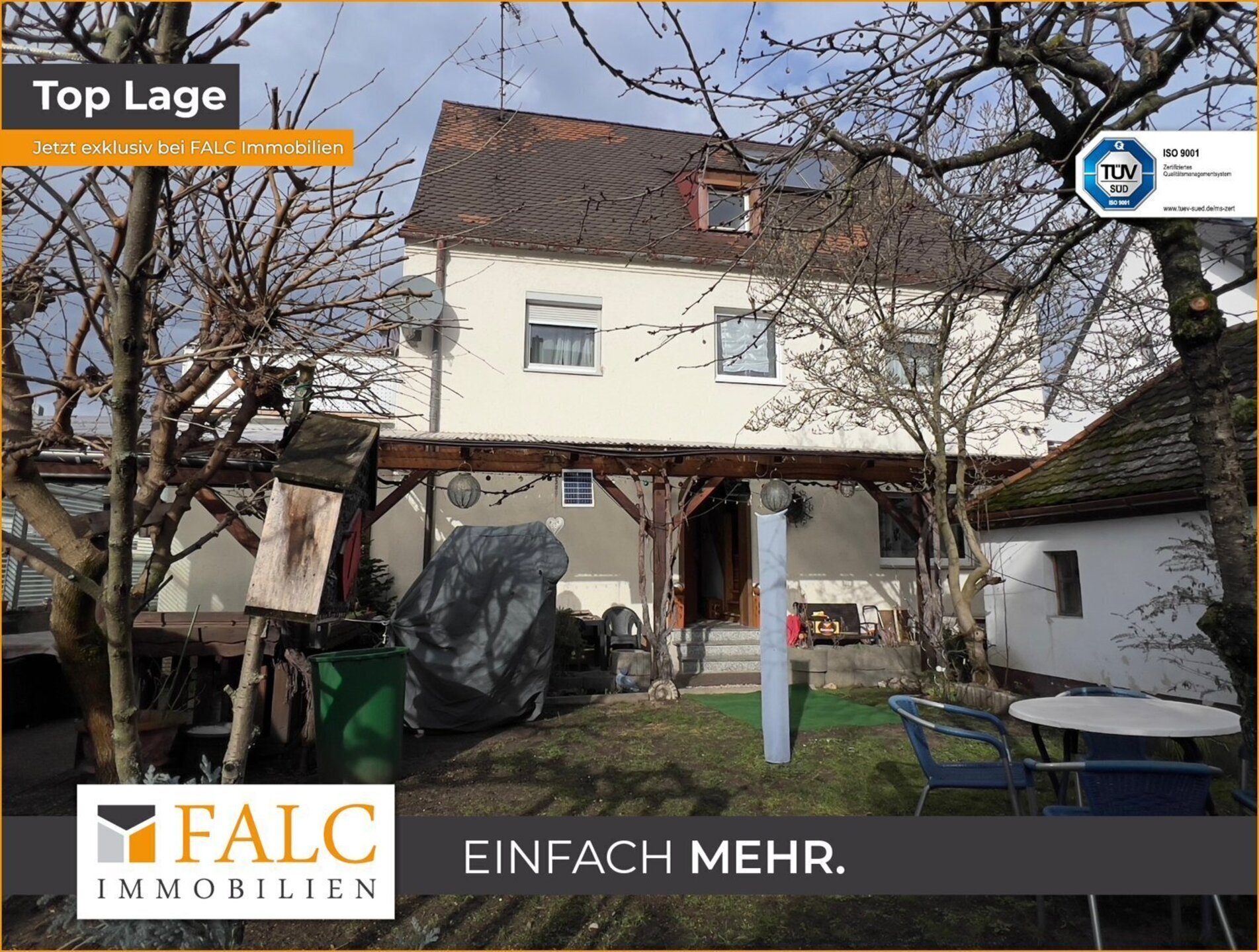 Perfektes Familienrefugium: Zweifamilienhaus mit Einliegerwohnung in Toplage von Nürnberg – Nürnberg – Bild 1 von 4