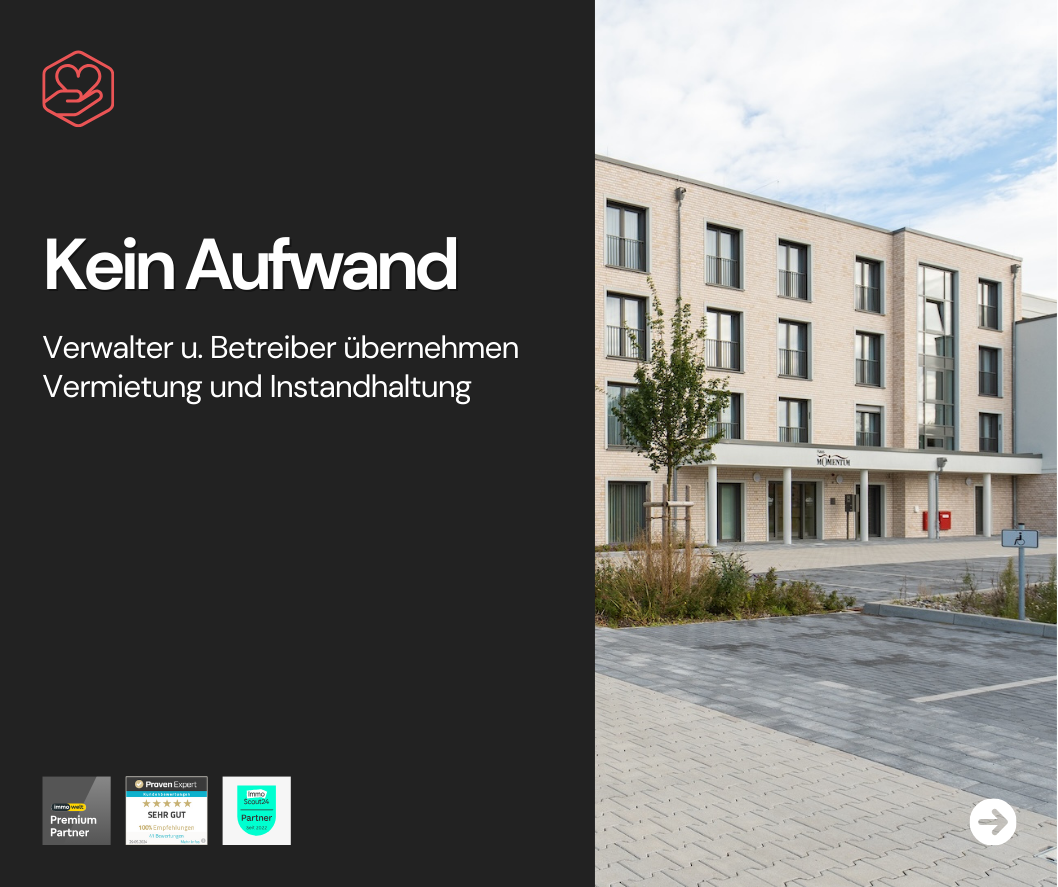 Angebot für Ärzte, Mediziner, Apotheker: Attraktive Steuervorteile, AfA, KfW, Kapitalanlage, Renditeobjekt, Pflegeimmobilien, Betreutes Wohnen