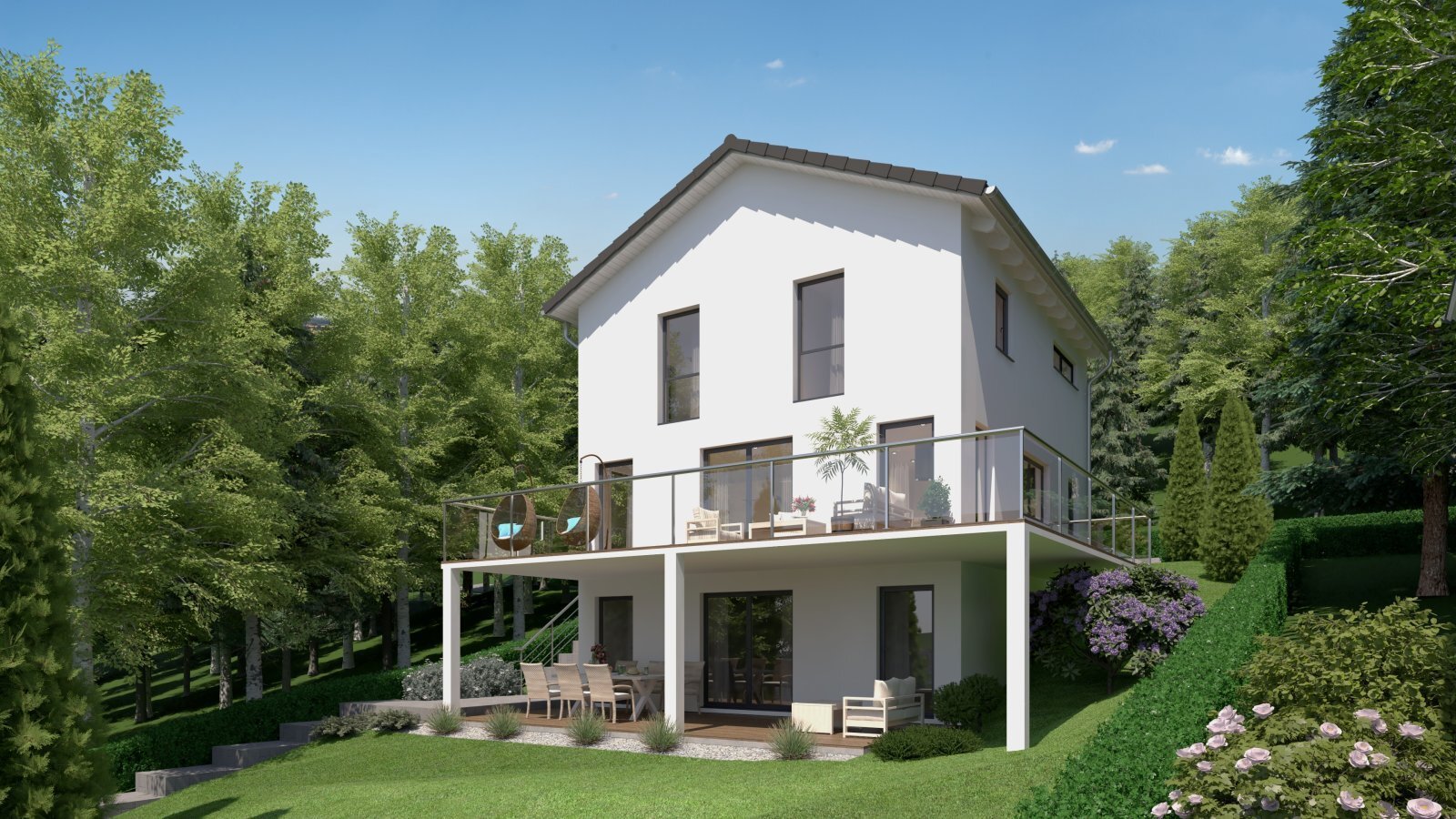 Traumhafte Stadtvilla (170,8 m²) mit Aussicht im Dürrbachtal – Unterdürrbach – Bild 1 von 13