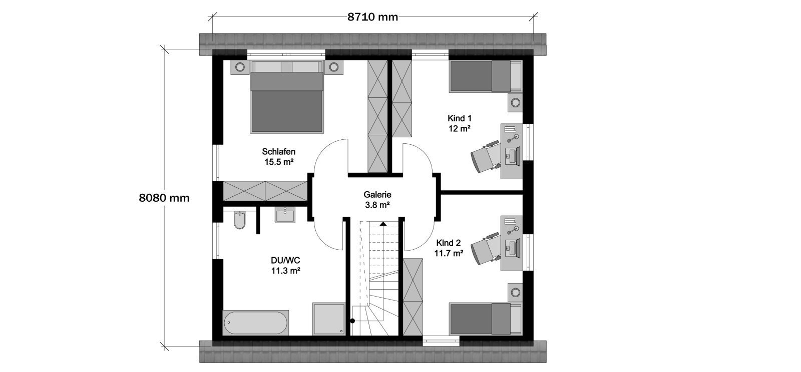 Traumhafte Stadtvilla (170,8 m²) mit Aussicht im Dürrbachtal – Unterdürrbach – Vorschaubild 13