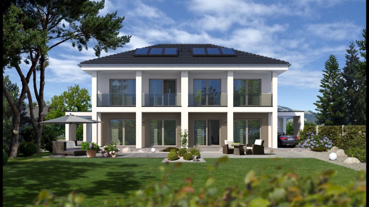 Energieeffiziente Doppelhaushälfte im Stadtvillenstil mit Traumgrundstück – Wachtberg – Bild 1 von 1