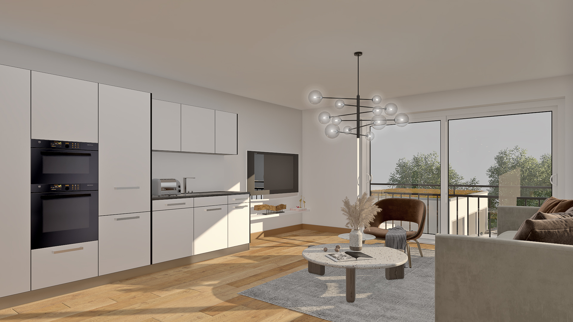 MÜNCHNER IG: ERSTBEZUG - Ruhig gelegene 2-Zimmerwohnung mit Balkon!