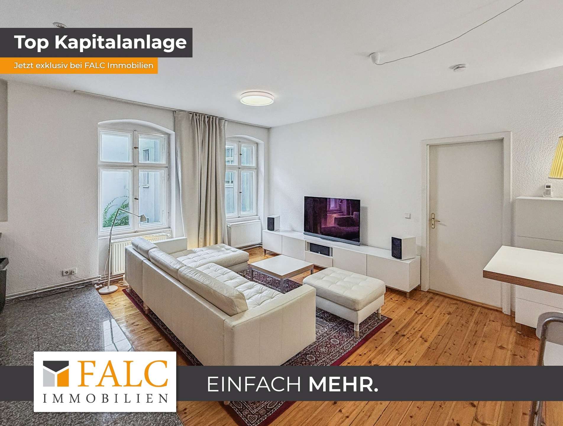 Kapitalanleger aufgepasst! Attraktive 2 Zimmer Wohnung in Berlin Friedrichshain - FALC Immobilien