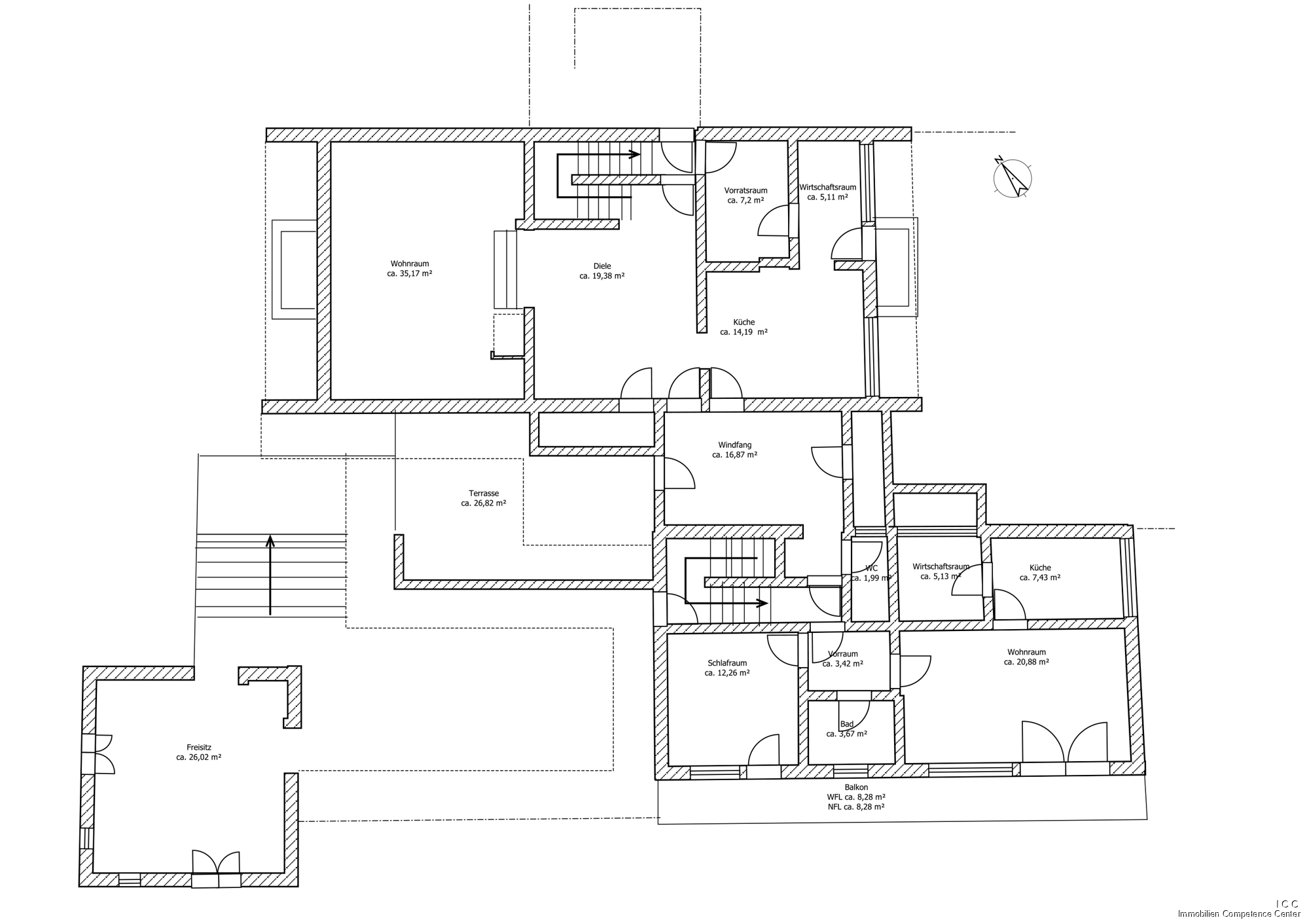 Architektenhaus mit ca. 1.800 qm Grundstück - erhöhte Top-Lage in Pfarrkirchen-Reichenberg – Pfarrkirchen – Vorschaubild 10