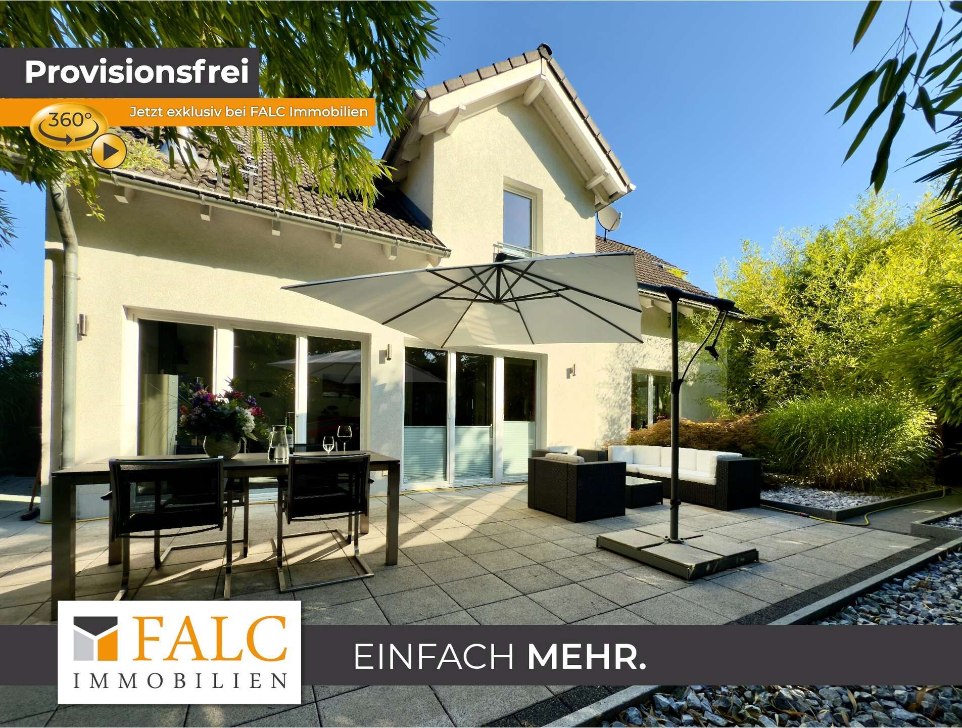 Exklusives Einfamilienhaus mit Galerie, Kamin und Gartenidyll – stilvoll wohnen, entspannt leben. – Leverkusen – Bild 1 von 18