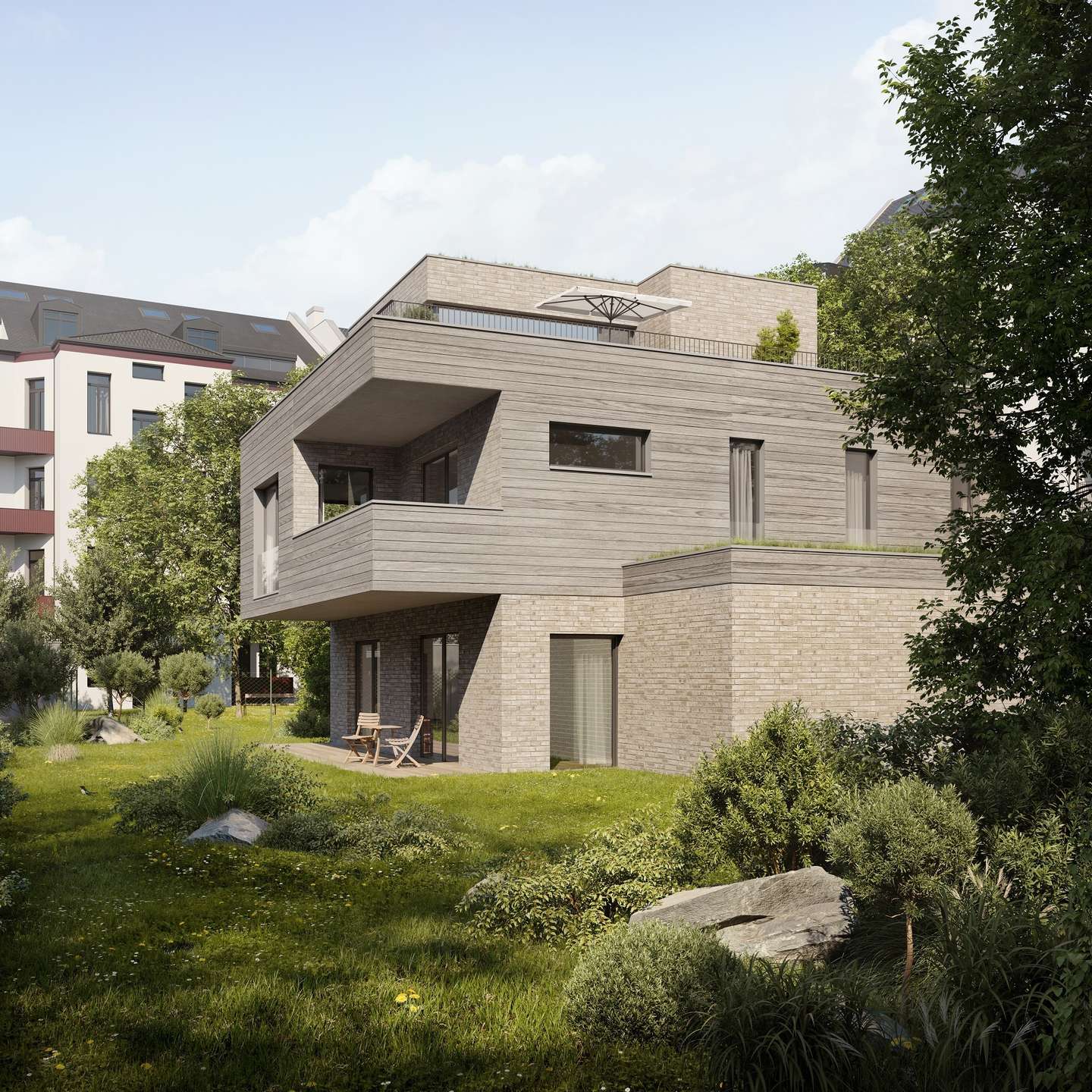 Ihre Insel mitten in der Stadt! Moderne Stadtvilla in bester Lage