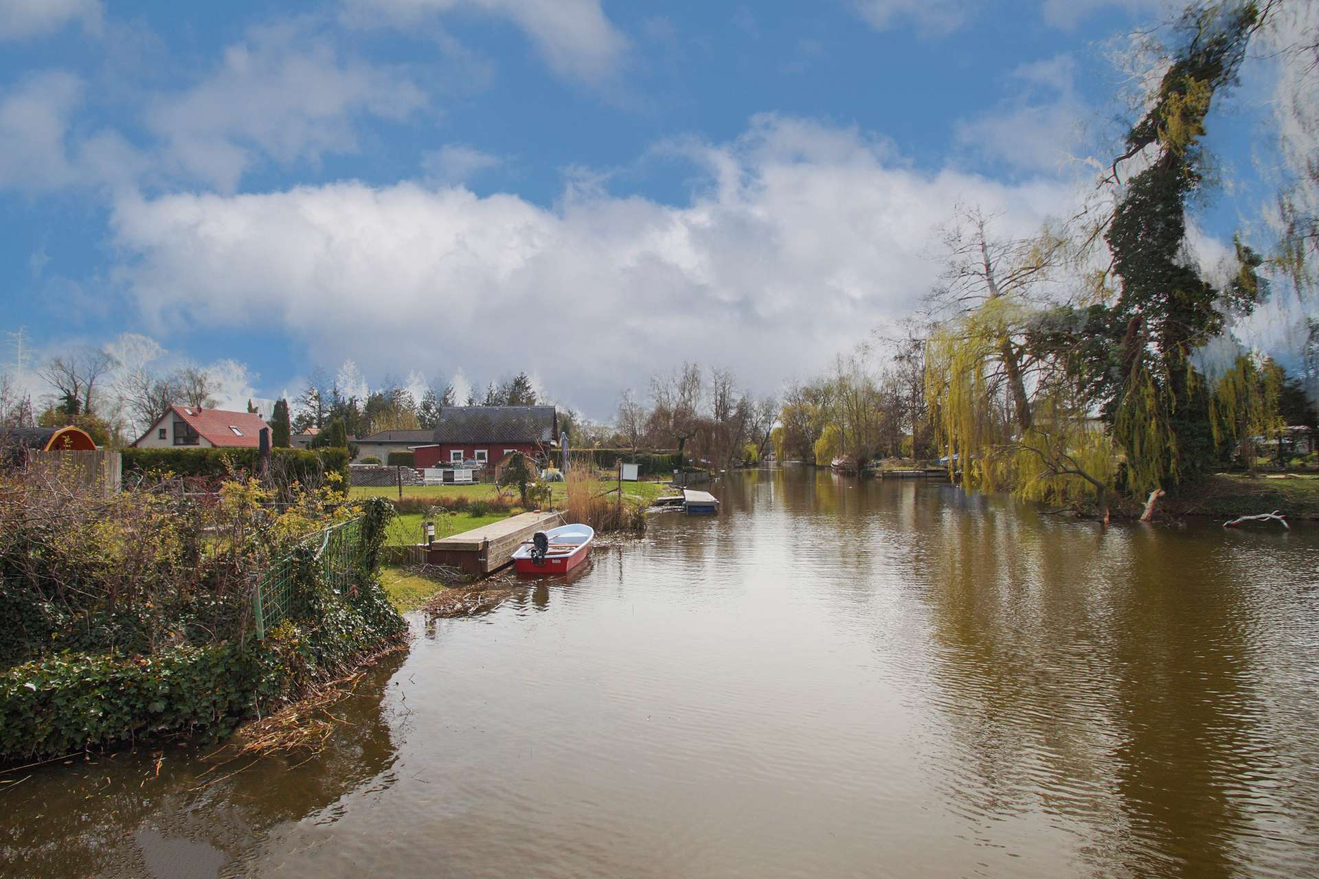 Wasserlage mit Seltenheitswert – stilvoller Bungalow mit eigenem Wasserzugang & Anlegestelle – Ketzin – Vorschaubild 10