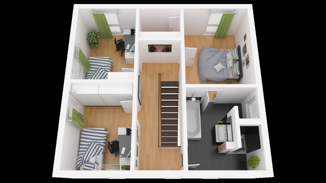 Ein Traumhaus als Effizienzhaus im Bauhausstiel mit Grundstück – Altenglan – Vorschaubild 6