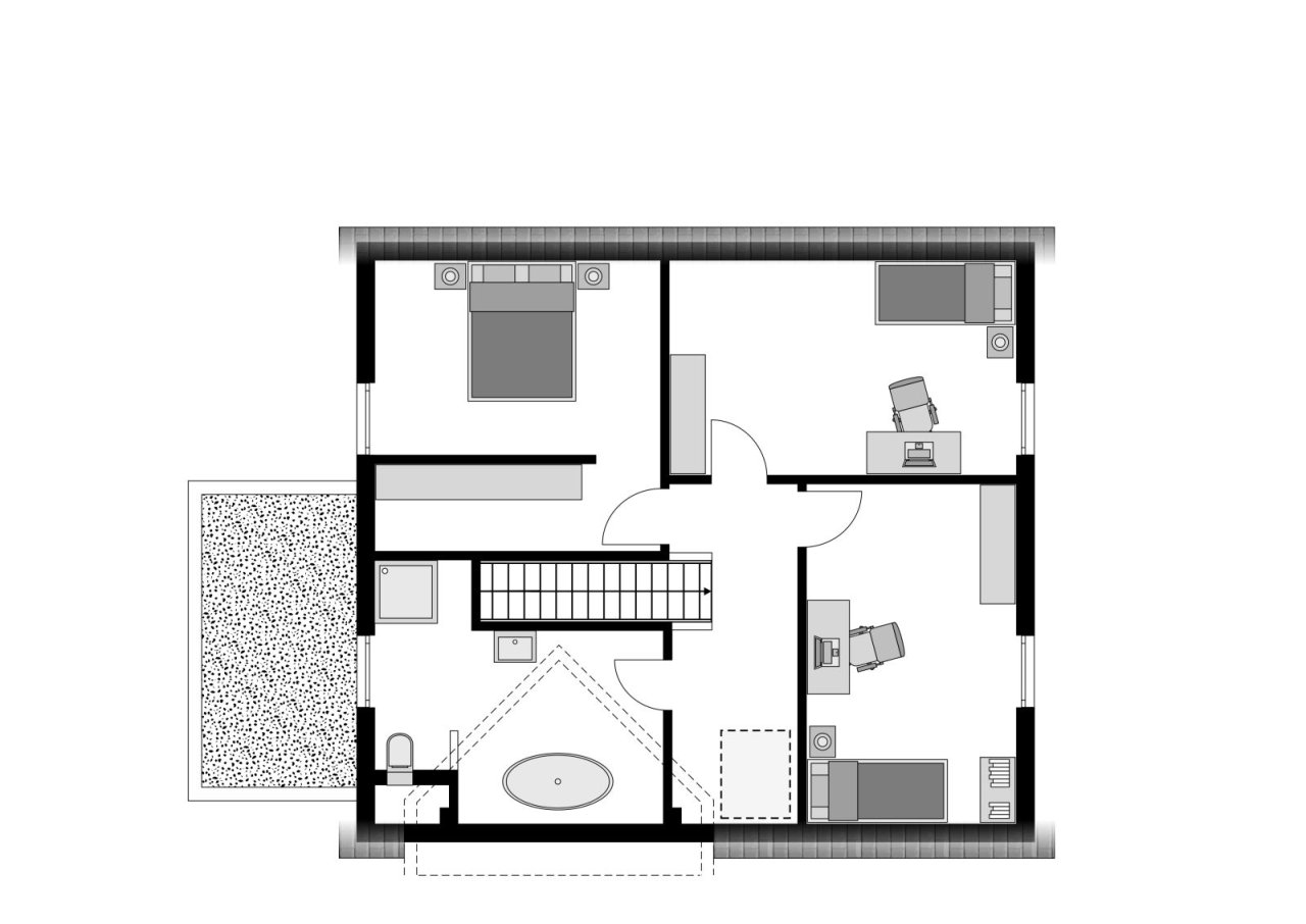 Streif Aktionshaus als Effizienzhaus 40 incl, Grundstück – Merxheim – Vorschaubild 3