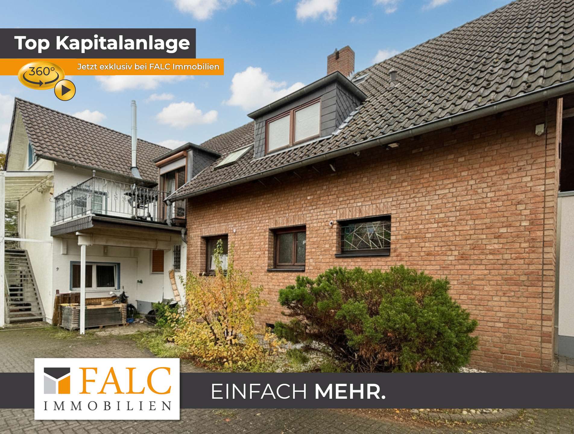 Ein Haus – viele Wege: Mehrfamilienhaus mit Garten, guten Mieterträgen und Ausbauchancen in Spich – Troisdorf – Bild 1 von 35