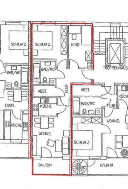 3-Zi-Wohnung mit Südbalkon, TG & Aufzug – ruhig & zentrumsnah gelegen