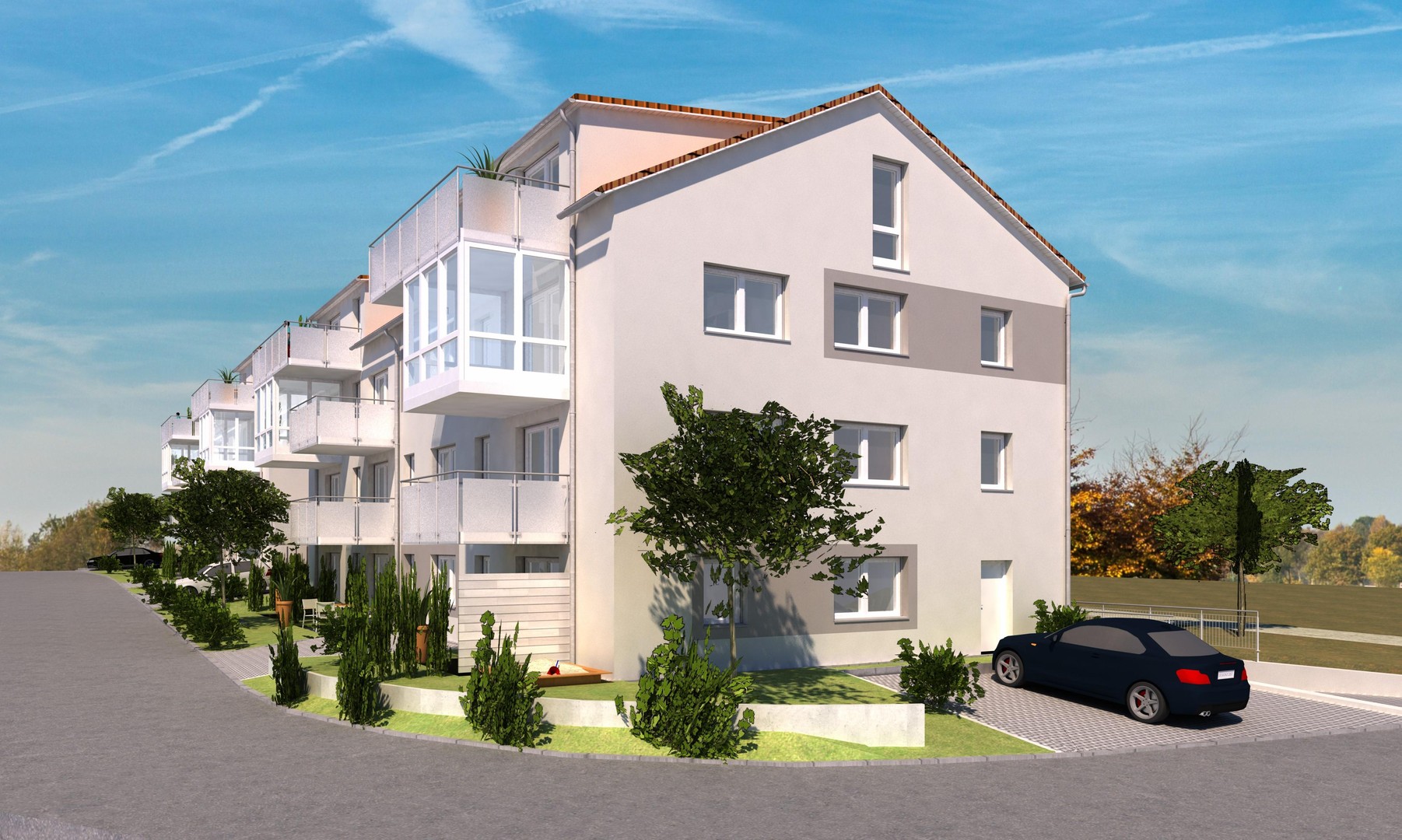 Immobilie in Eutingen im Gäu - Neubauwohnung W2 EG Weizenstraße in Eutingen im Gäu - Bild 2