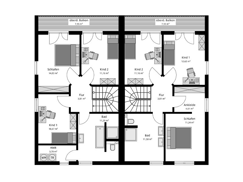 Doppelhaushälfte inkl. Grundstück am Erlanger Burgberg – Erlangen – Vorschaubild 4