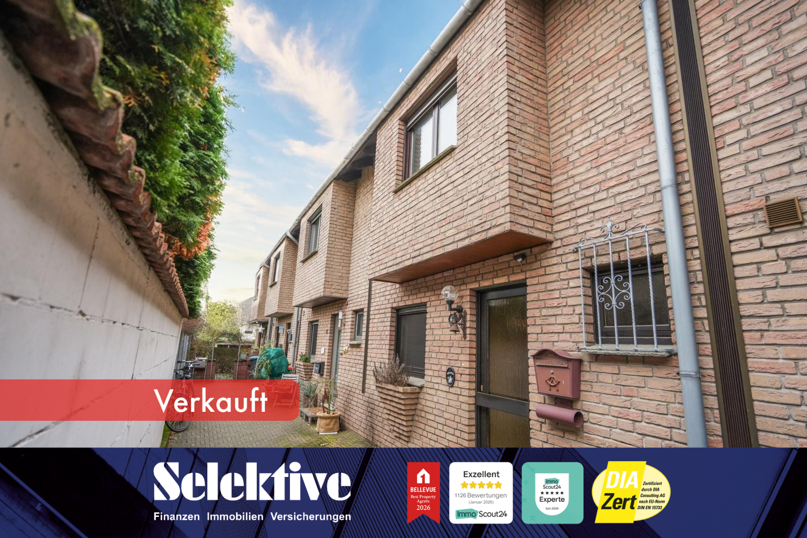 Immobilie in Kamp-Lintfort - Familienfreundliches Reihenmittelhaus in ruhiger Lage nahe Pappelsee mit Südgarten und Carport - Bild 0