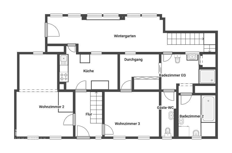 Synagoge mit Wohnhäuser - Denkmalgeschützt – Angelbachtal – Vorschaubild 26