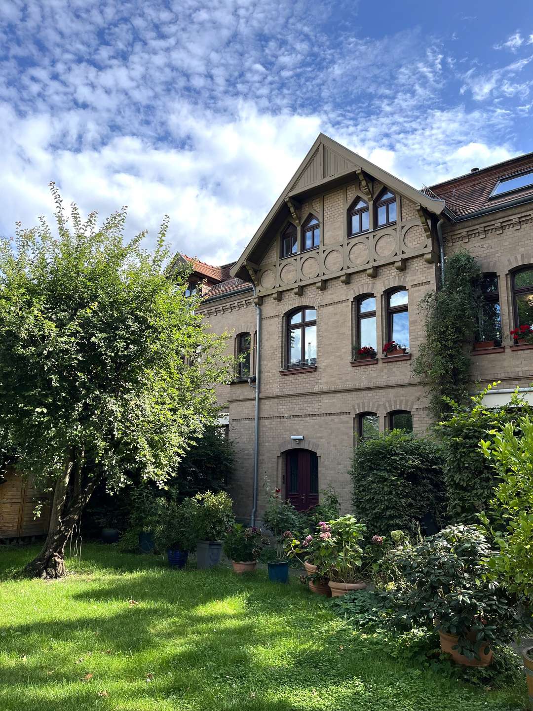 Bezugsfreies Doppelhaus/Hinterhaus, Waldstraßenviertel, 4,5 Zimmer & 2 Terrassen, sehr ruhig gelegen
