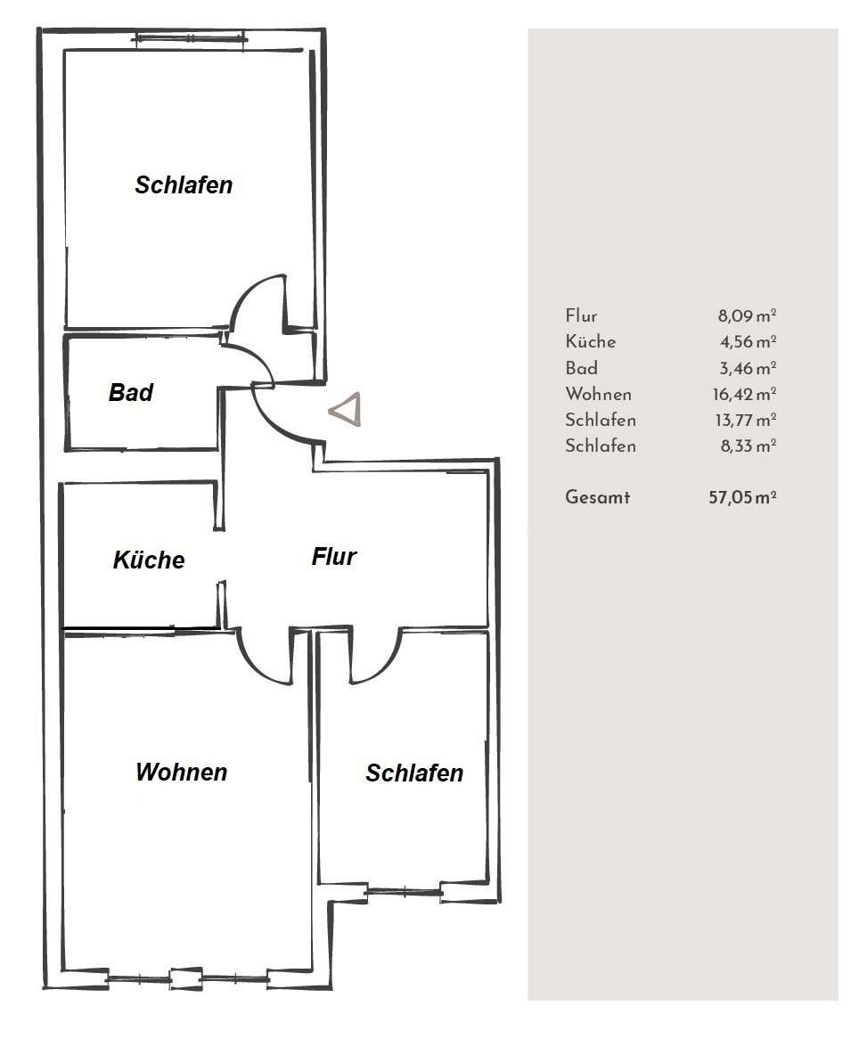 3-Zimmer-Wohnung mit Badewanne - Wohnberechtigungsschein erforderlich – Magdeburg – Vorschaubild 13