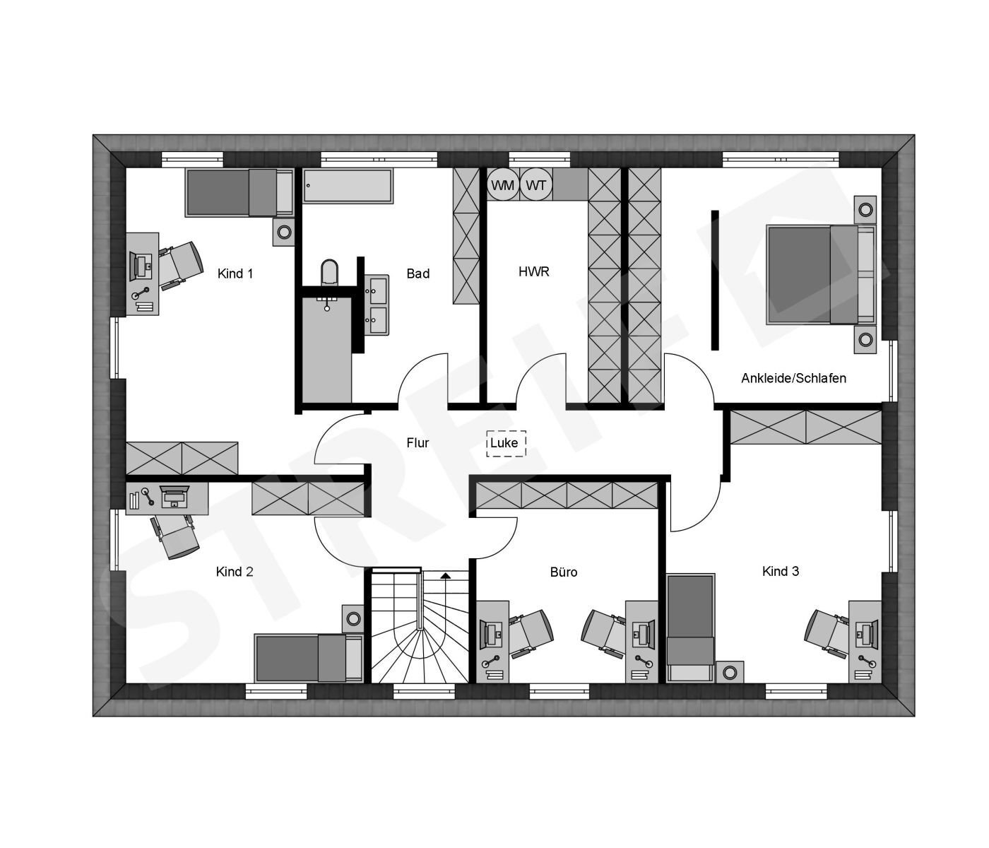 Zweifamilienhaus Neubau in Kassel OT Jungfernkopf – Kassel – Vorschaubild 4