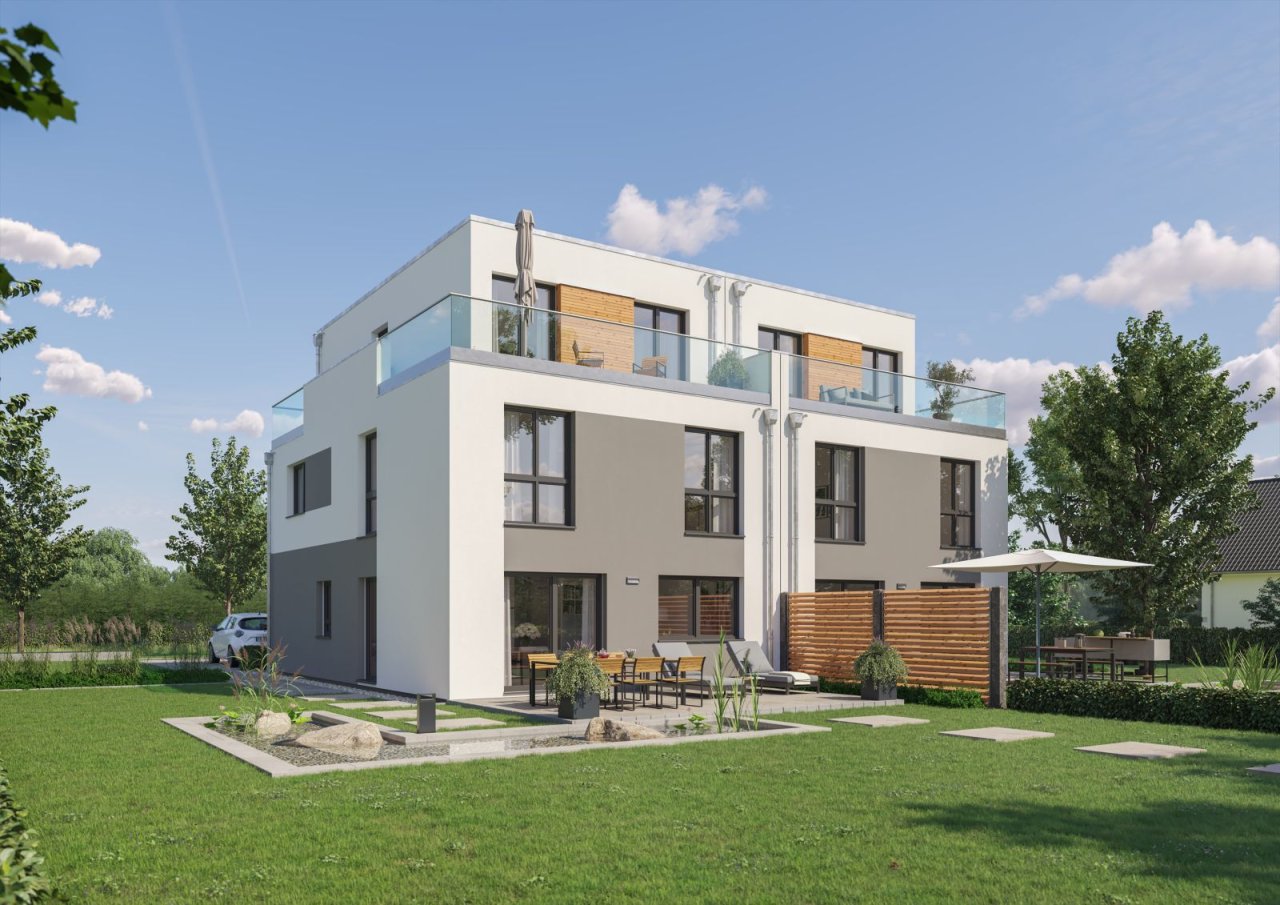 exklusive Doppelhaushälfte inkl. Grundstück in 34119 Kassel OT Jungfernkopf – Kassel – Bild 1 von 19