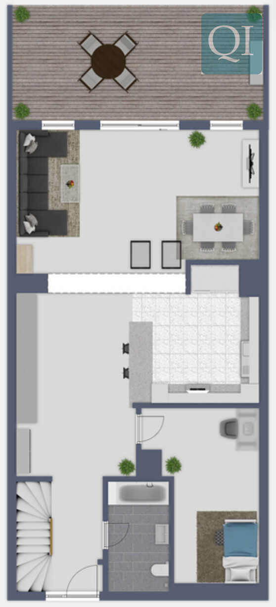 QI: Modernes 4 - Zimmer Reihenhaus - sofort einziehen & wohlfühlen in ruhiger Wohnlage – Hannover / Mittelfeld – Vorschaubild 12
