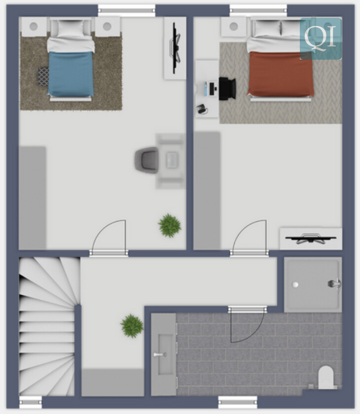 QI: Modernes 4 - Zimmer Reihenhaus - sofort einziehen & wohlfühlen in ruhiger Wohnlage – Hannover / Mittelfeld – Vorschaubild 13
