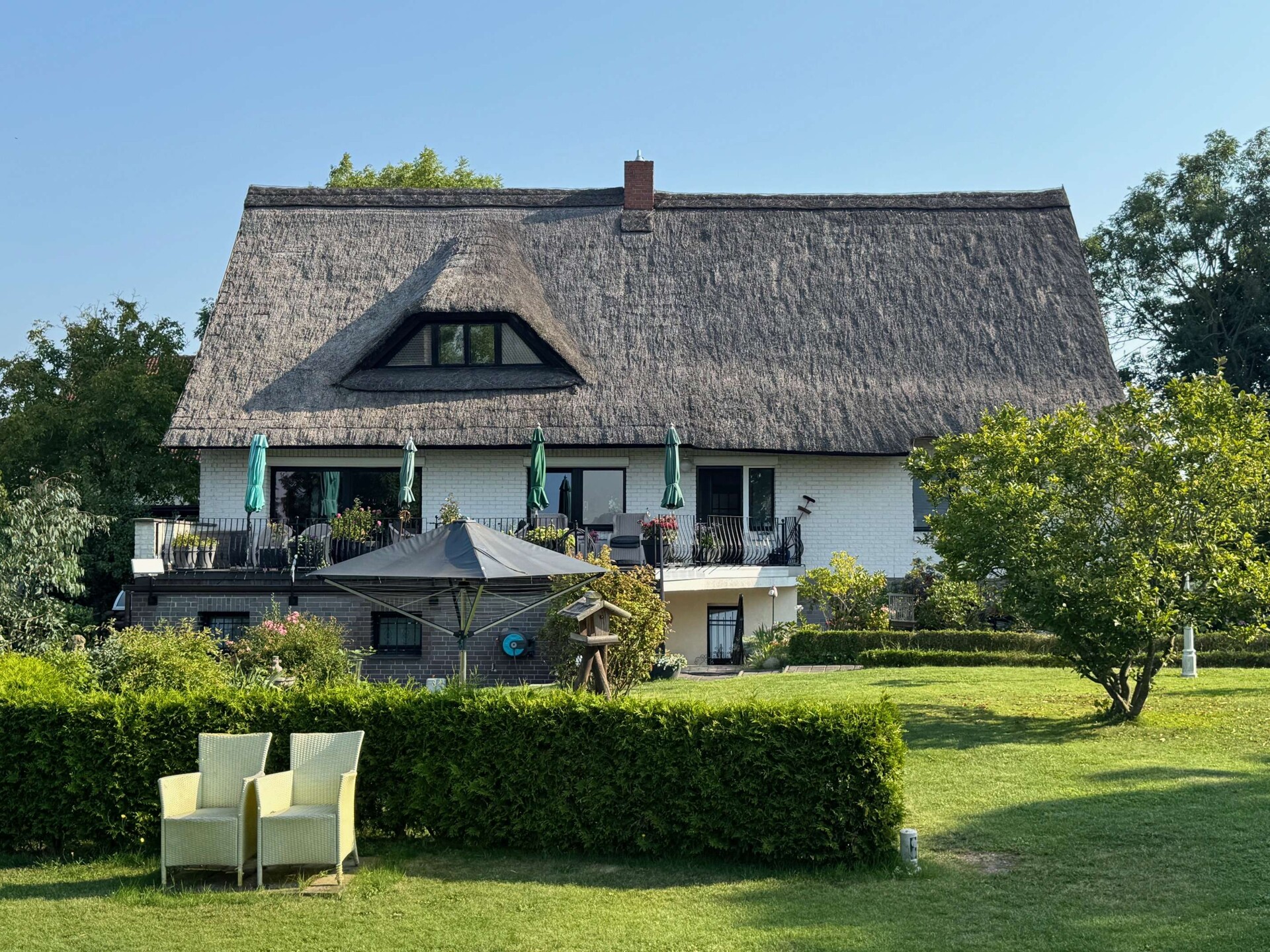 Traumhaftes Wohnhausgrundstück mit Reetdach großzügig und in fantastischer, ruhiger Naturlage!!! – Wismar – Vorschaubild 3