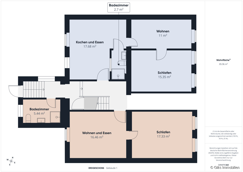Immobilie in Völklingen - Ideal für Kapitalanleger und Eigennutzer - Attraktives Drei- bis Vierfamilienhaus in Innenstadtlage - Bild 4