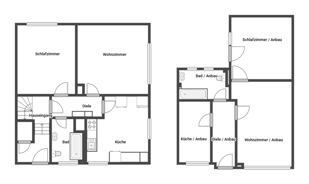 Solides Dreifamilienhaus mit zusätzlichem Bungalow in Viersen-Dülken – Viersen – Vorschaubild 30